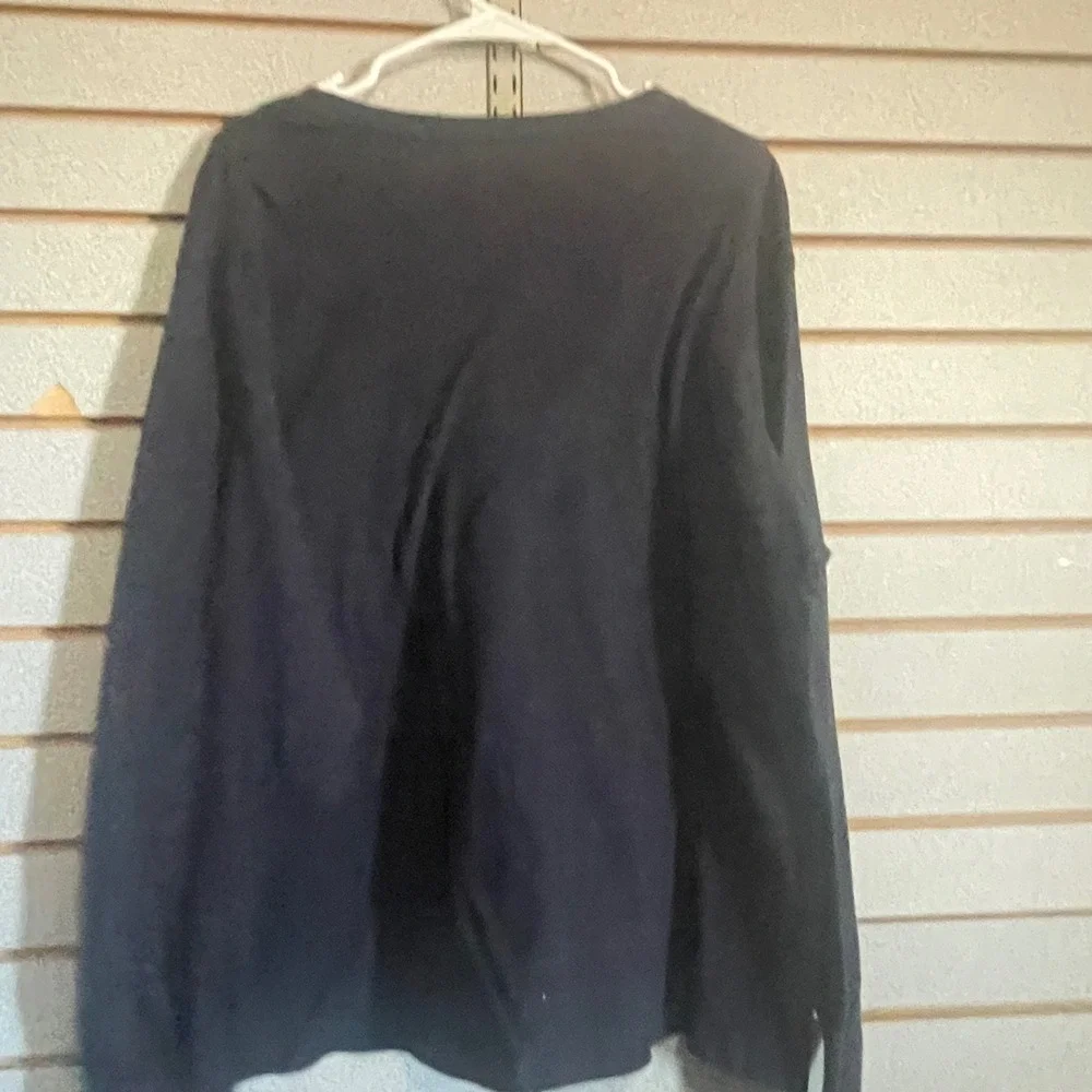 Wrangler Retro Mens Long Live Cowboys Long Sleeve‎ Graphic Tee Black Large NWT - Picture 5 of 5
